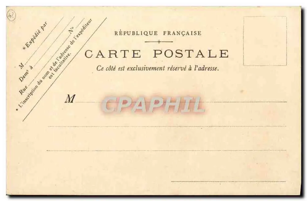 Saint-Galmier - Fonte Badoit — Ilustração da rainha oferecendo água Badoit a um cavaleiro — Impressora J. Le Knaff, Stettienne - Verso