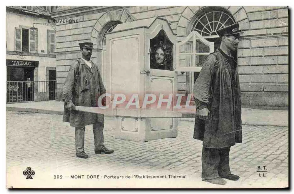 Mont-Dore - Träger des Thermalbetriebs — M.T. — Nr. 202 - Vorderseite