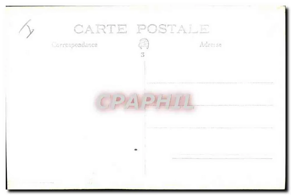 Cidade de Tunes — navio no cais — editor desconhecido - Verso