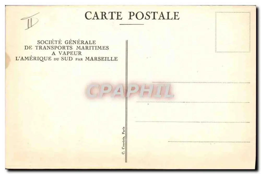 Nave a vapore "Valdivia" — S.G.T.M. — Società Generale di Trasporti Marittimi - Verso