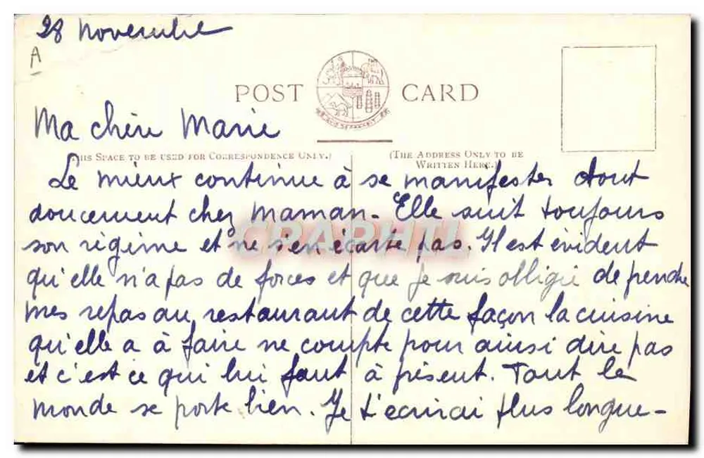 P.& O. S.S. Viceroy of India — 19.700 Bruttotonnage — Indien Post- und Passagiersdienst - Rückseite