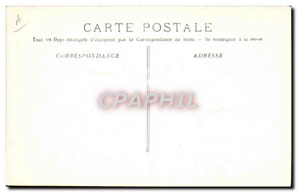Die Stadt La Ciotat bei stürmischem Meer — Nach R. Dumont-Duparc, Marine-Maler — Phototypie E. Lasser-Mardette - Rückseite