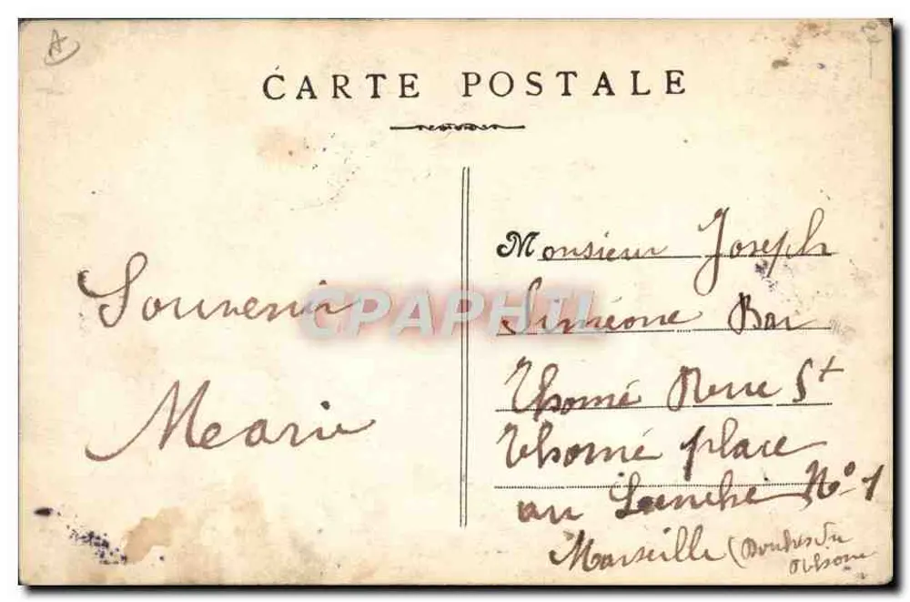 Crianças na praia — Joseph — editor A, n° 3057/79 - Verso