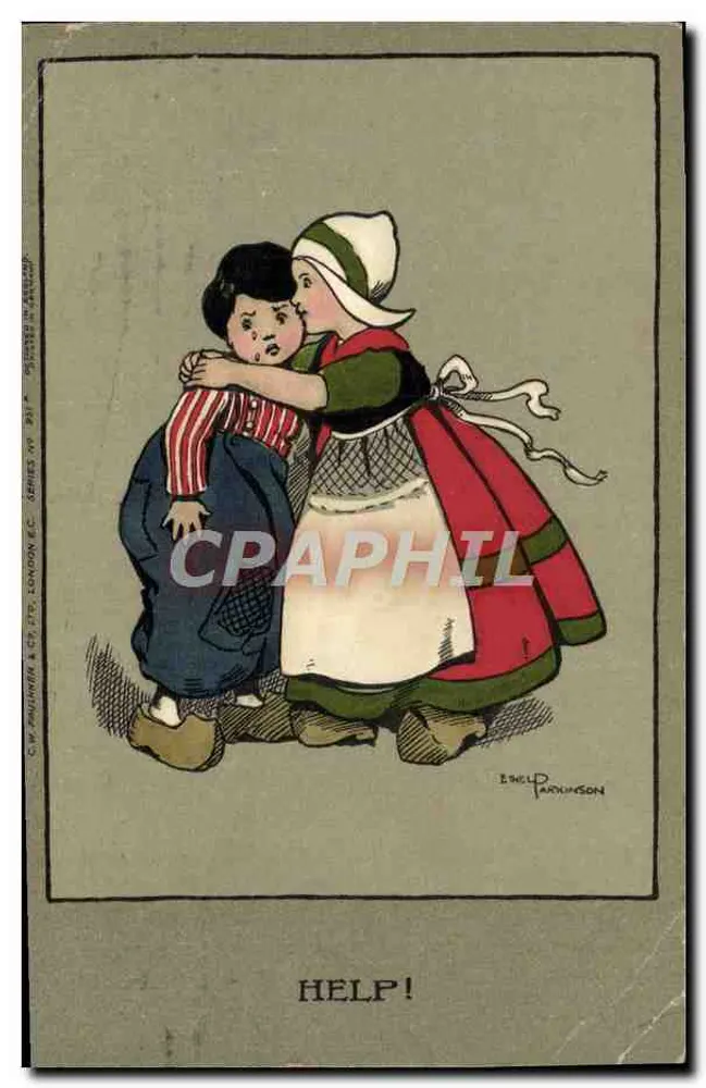 Kind in Not — Serie E.C. — C.W. Faulkner & Co. Ltd., London - Vorderseite
