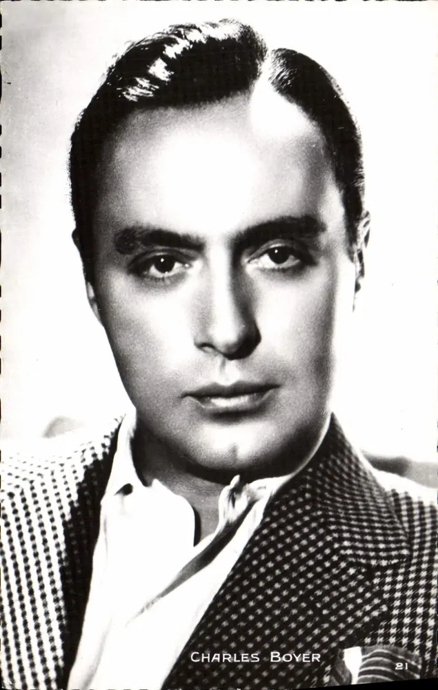 Charles Boyer — retrato — série 21, editor Chantal - Frente