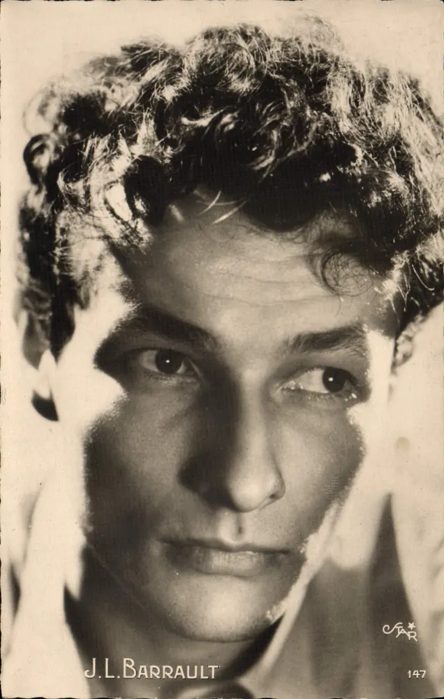 J.L. Barrault — portret — Éditions O.P. Paris, nr 147 - Awers