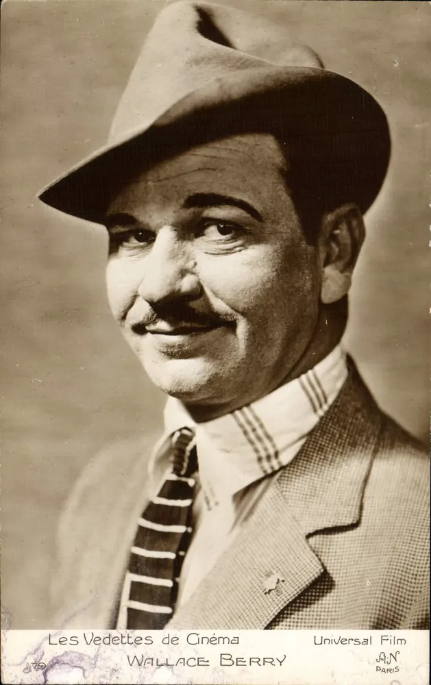 Wallace Berry — As Estrelas do Cinema — Universal Film, A.N. Paris - Frente