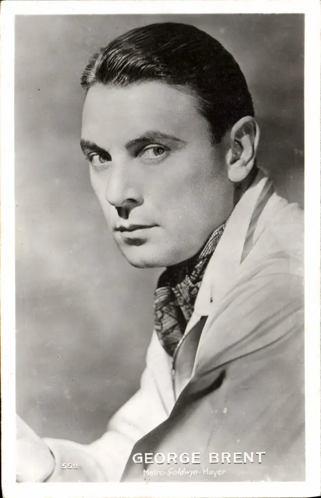 George Brent — retrato — Edição Chantal, Paris, n° 552 - Frente