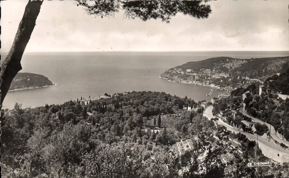 Villefranche-sur-Mer und der Hafen — Ansicht der Côte d'Azur — Éditions 'LA CIGOGNE' - Vorderseite