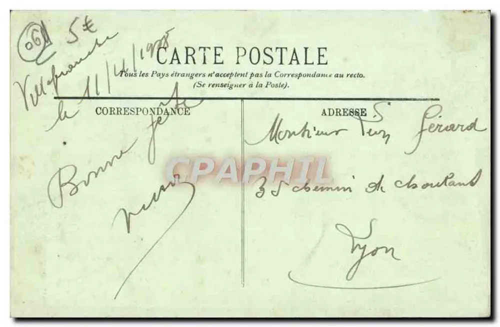 Villefranche — Vista Geral — LL. - Verso