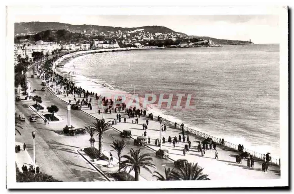 Nizza — Overzicht en de Promenade des Anglais — C.A.P. PARIS - Voorkant