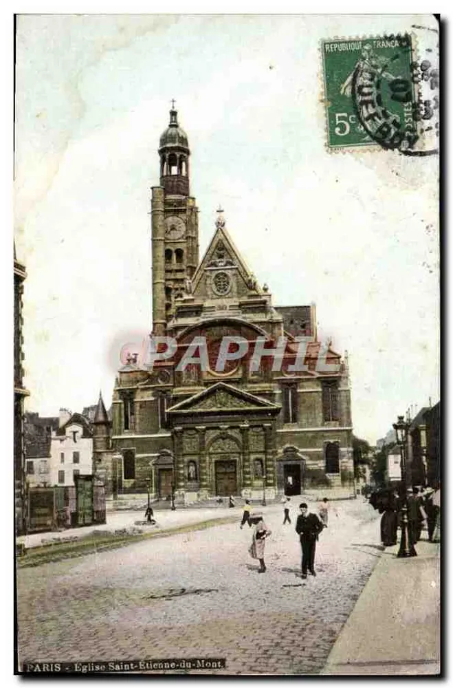 PARIS - Igreja de Saint-Étienne-du-Mont — editor AQUA-PHOTO & Cie - Frente