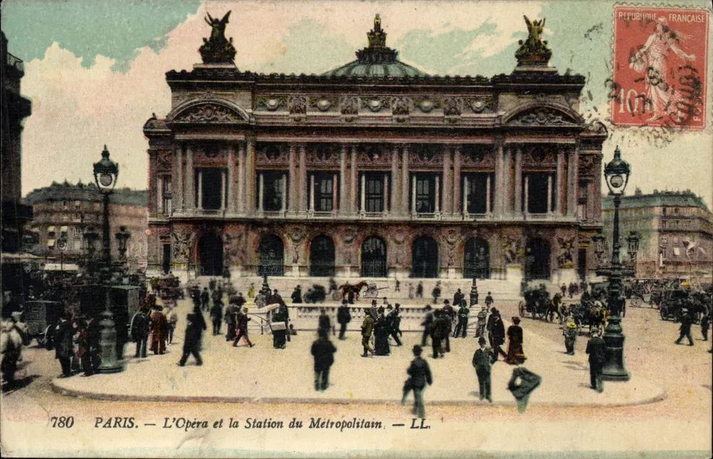 Paris — Das Opernhaus und die U-Bahn-Station — LL. — n°780 - Vorderseite