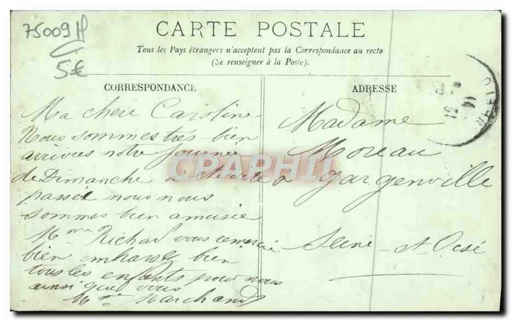 PARIS. — A Igreja da Trinité. - Verso