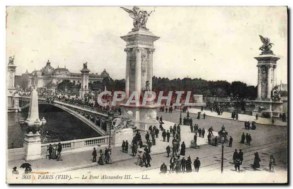 Paris (VIIIe) — O Ponte Alexandre III — LL. — n° 303 - Frente