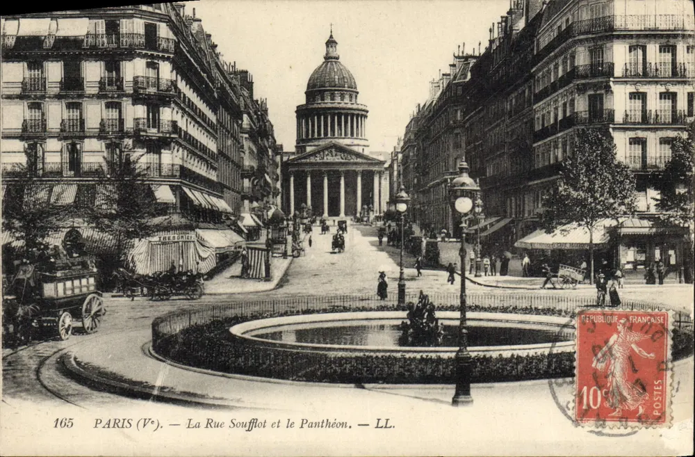 Paris (V°) — La Rue Soufflot und der Panthéon — LL. - Vorderseite