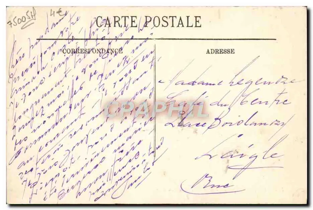 Paris (V°) — La Rue Soufflot und der Panthéon — LL. - Rückseite