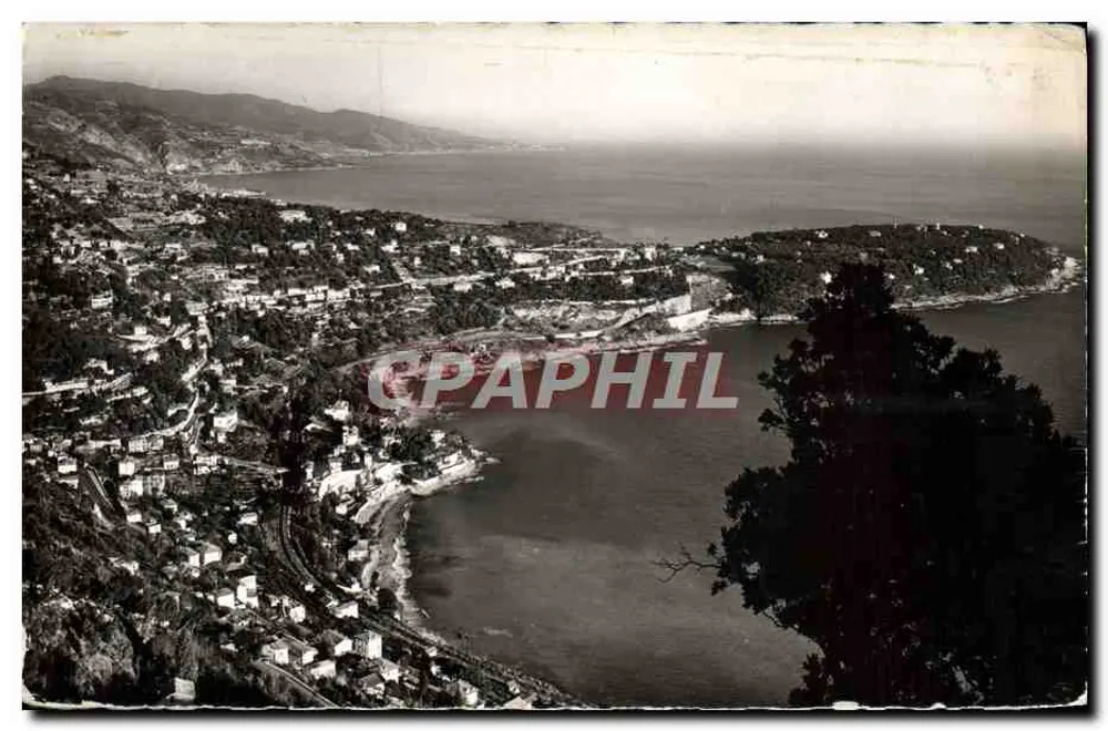 Ansicht von Menton und der italienischen Riviera — Roquebrune-Cap-Martin — Éditions Sept - Vorderseite