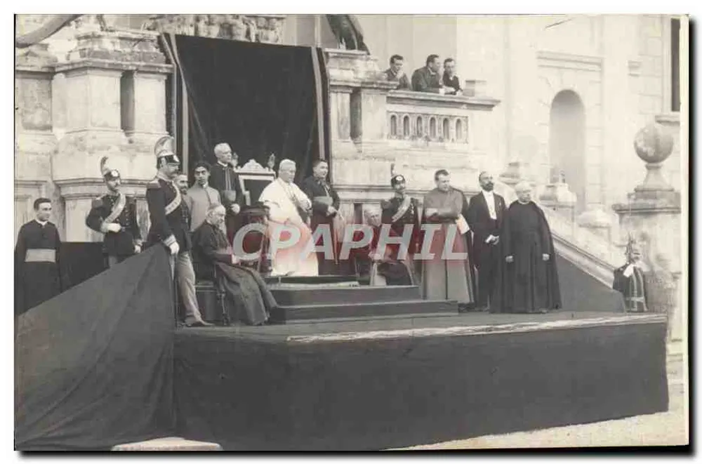 Cerimônia religiosa em Roma — Editor G. Felici, Roma, n° AB - Frente