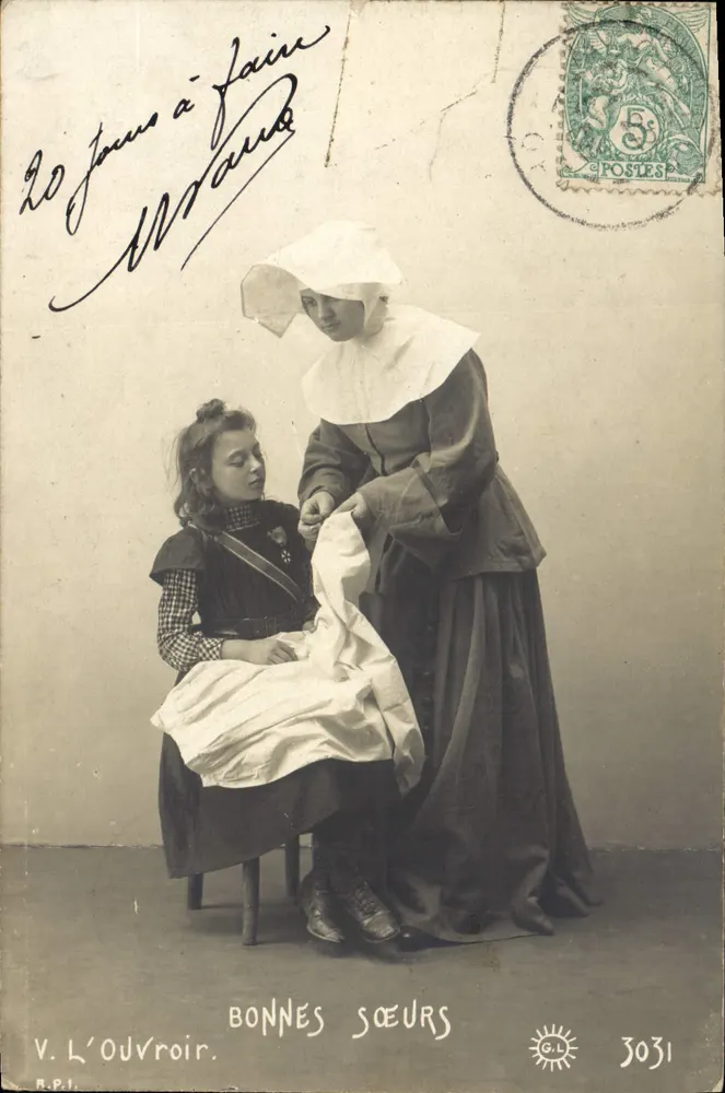 Bonnes Sœurs — V. L'Ouvroir — G.L. 3031 - Frente