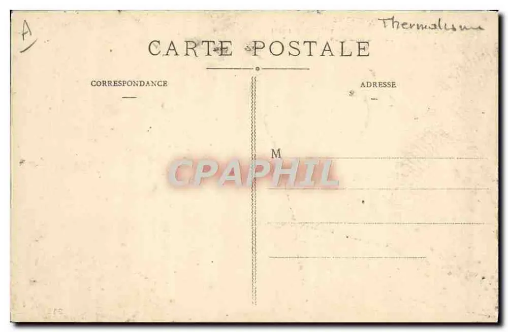 La Bourboule - Innenraum des Betriebs - Einatmungszimmer — Auvergne, n°911 - Rückseite