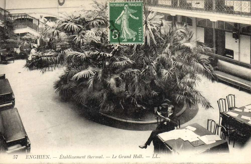 Enghien — Thermalbad — Der Große Saal — LL. - Vorderseite