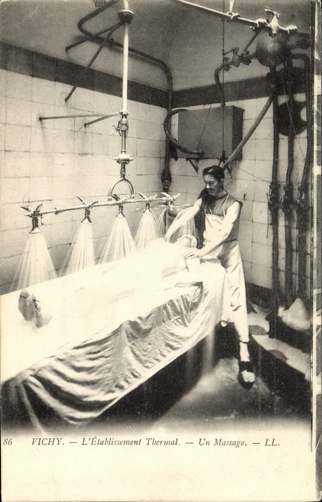 Vichy — Das Thermalbad — Ein Massage — LL. - Vorderseite