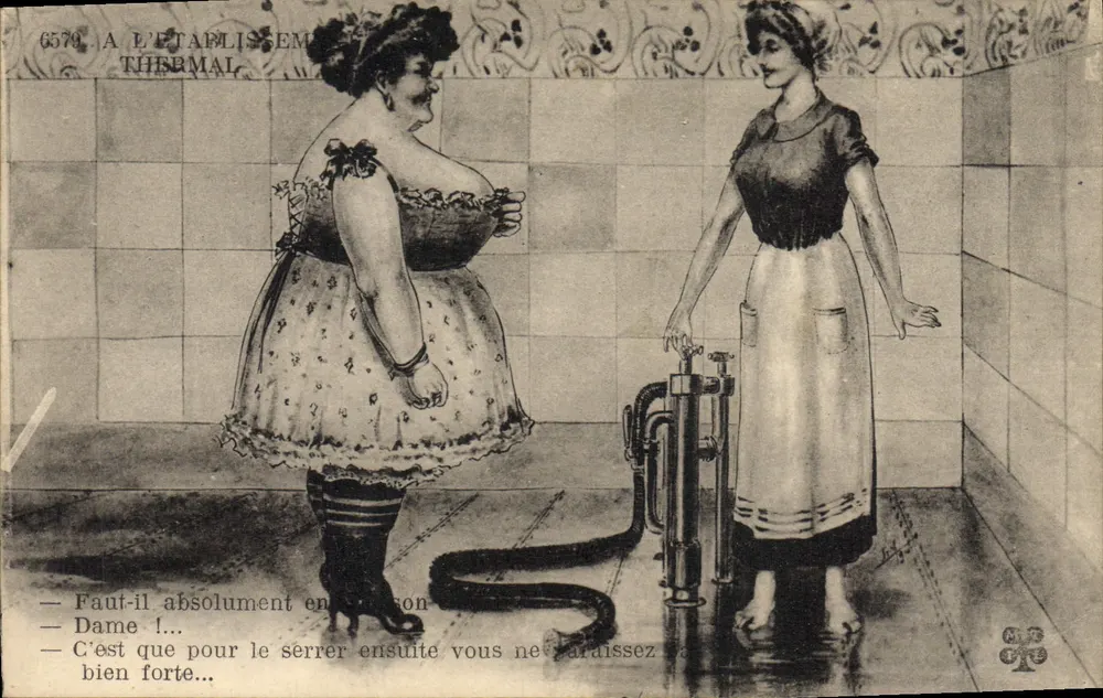 Sessão de massagem no estabelecimento termal — M. E. editor, n° 6579 - Frente