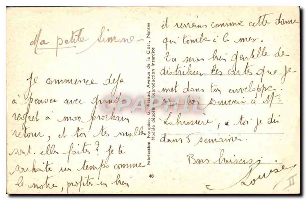 Uma tonelada no mar — G. Arnaud, n°40 - Verso