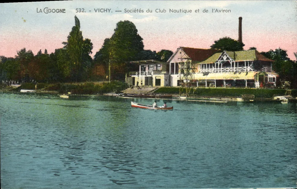 Vichy — Vereine des Nautischen Clubs und Rudervereins — Verlag La Cigogne, n° 532 - Vorderseite