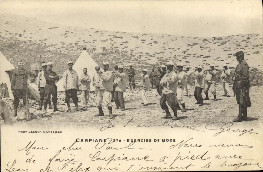 Carpiâne - Exercício de boxe — Fot Lâgour Marselha n°378 - Frente