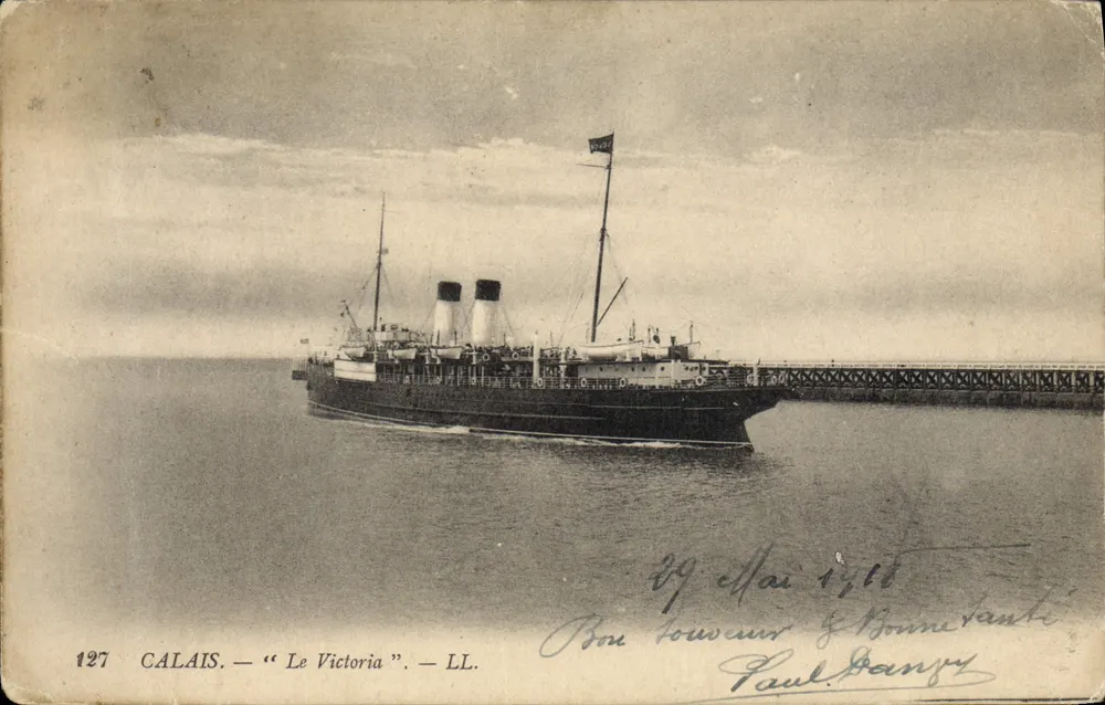 Calais — Le Victoria — LL. Éditeur LL. N° 127 - Vorderseite