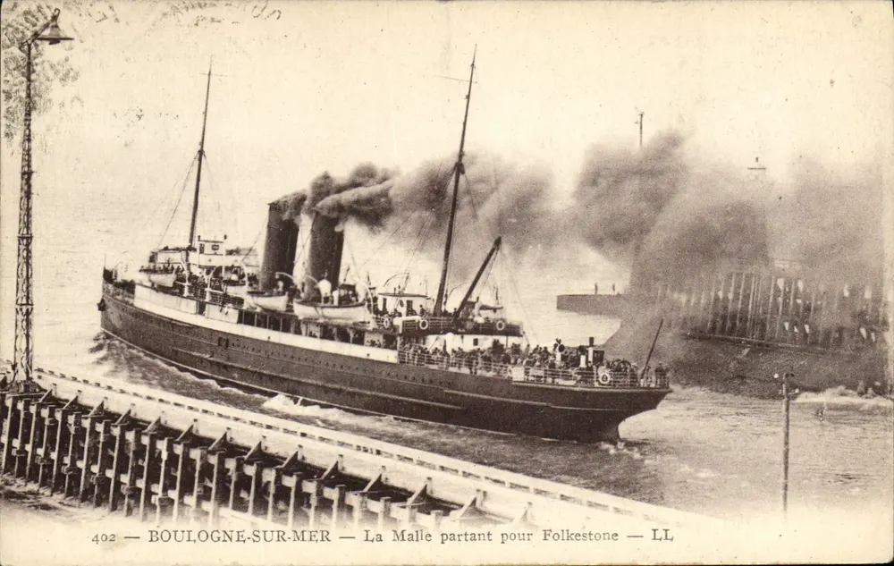 Boulogne-sur-Mer — Die Malle auf dem Weg nach Folkestone — LL - Vorderseite