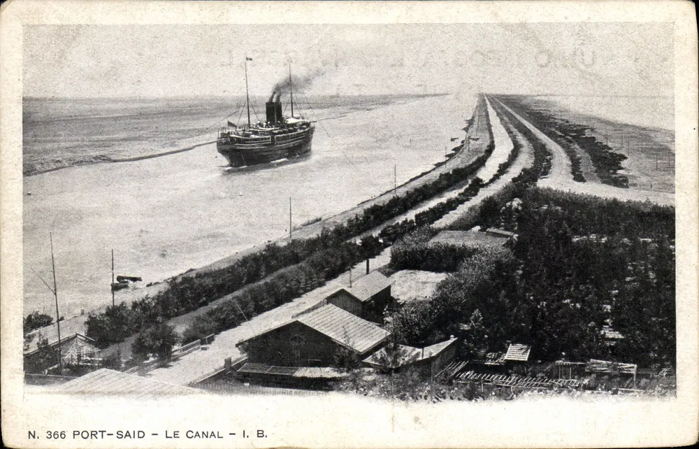 Port-Saïd — Der Kanal — I. B. — N. 366 - Vorderseite