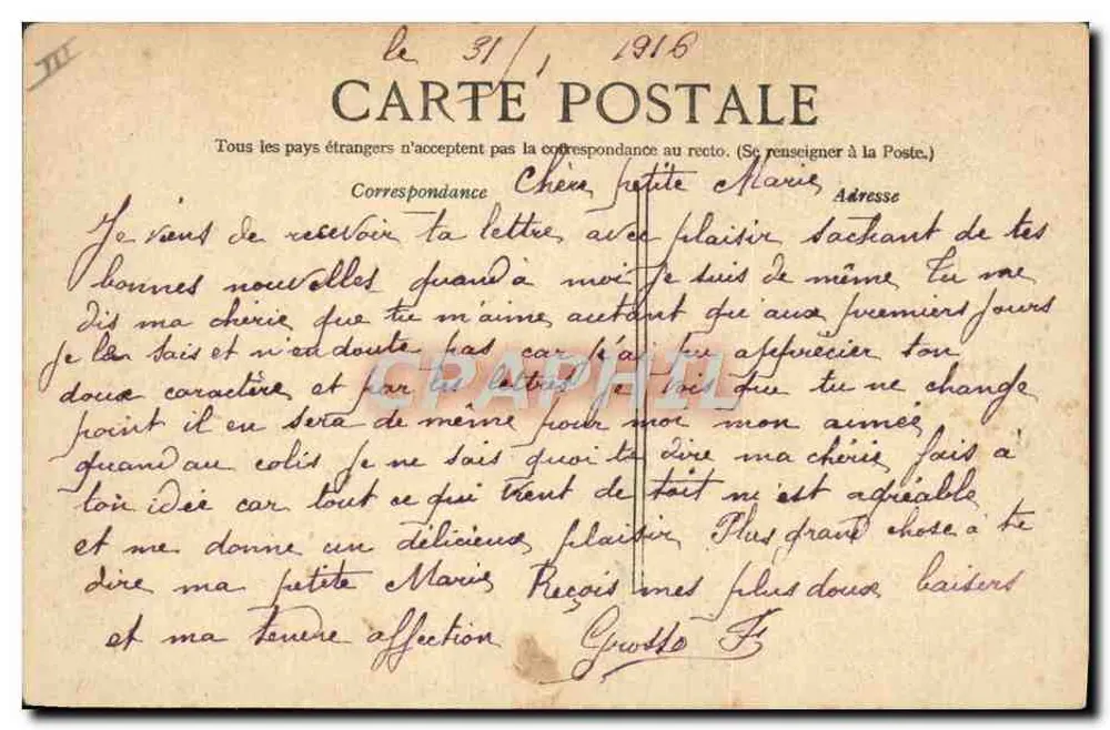 A Redação do Relatório — País da França — n°3 - Verso