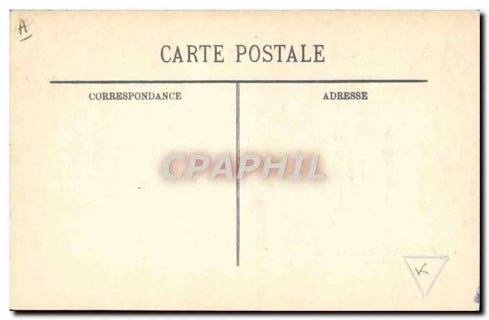 Englische Artillerie, die zum Front marschiert — Krieg 1914 — LL. - Rückseite