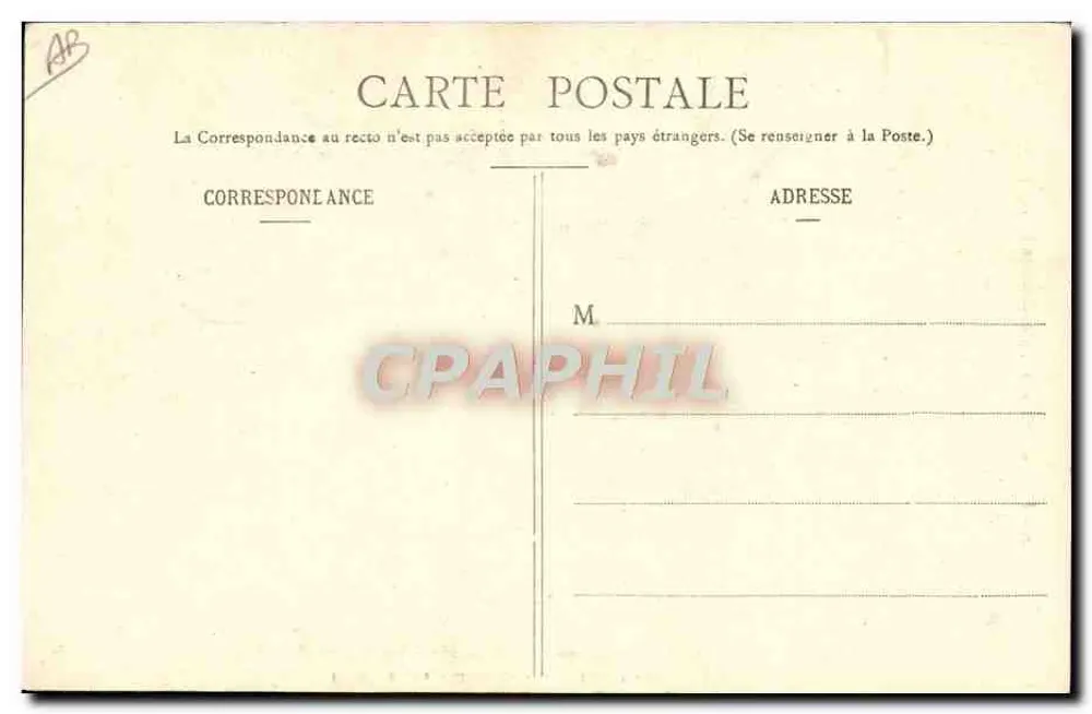 Bethmalaise, perto de Castillon (Ariège) — Tipo de Bethmalaise — Editores St-Gérons e Foltz (Ariège) - Verso