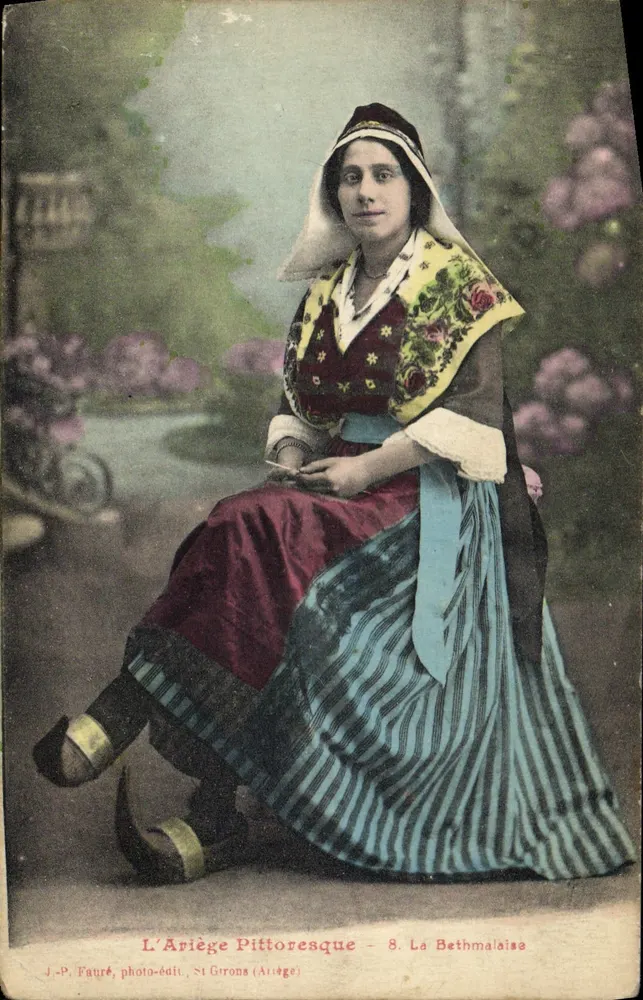 La Bethmalaise — Ariège Pittoresque - 8 — J.-P. Fauré, fotograf i wydawca, St Girons (Ariège) - Awers