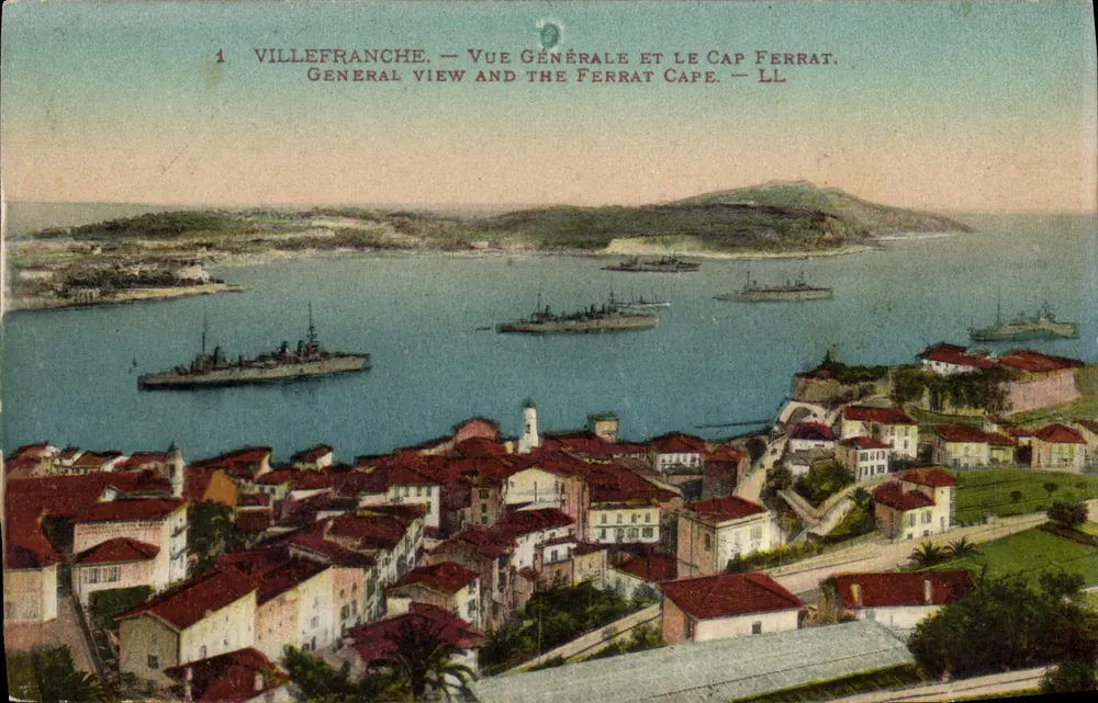 Villefranche — Allgemeiner Blick und Cap Ferrat — LL - Vorderseite