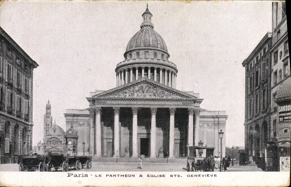 Paris - Le Panthéon & Église Ste. Geneviève — Sandoz & Comp. (2e arrondissement) - Vorderseite