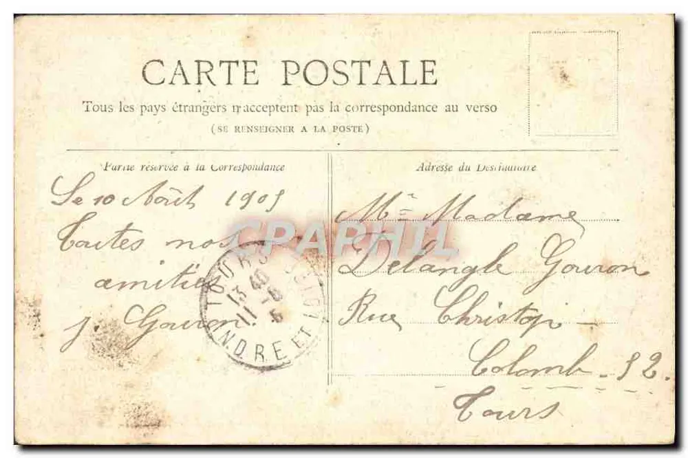 Paris — Horloge du Palais de Justice — Collection Petit Journal - Rückseite