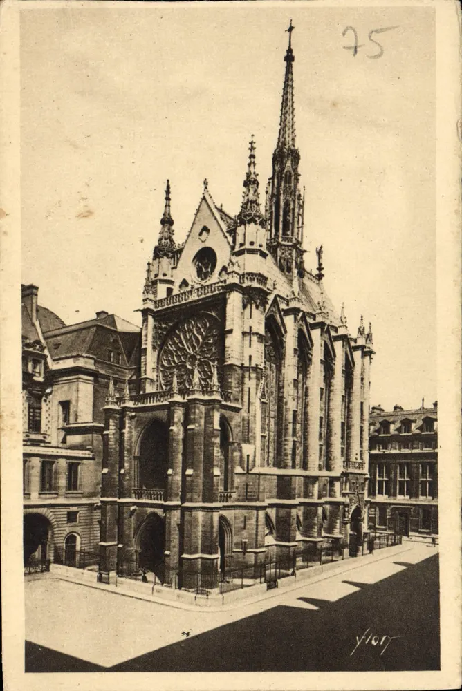 A Santa Capela — Paris — Edições d'Art YVON - Frente