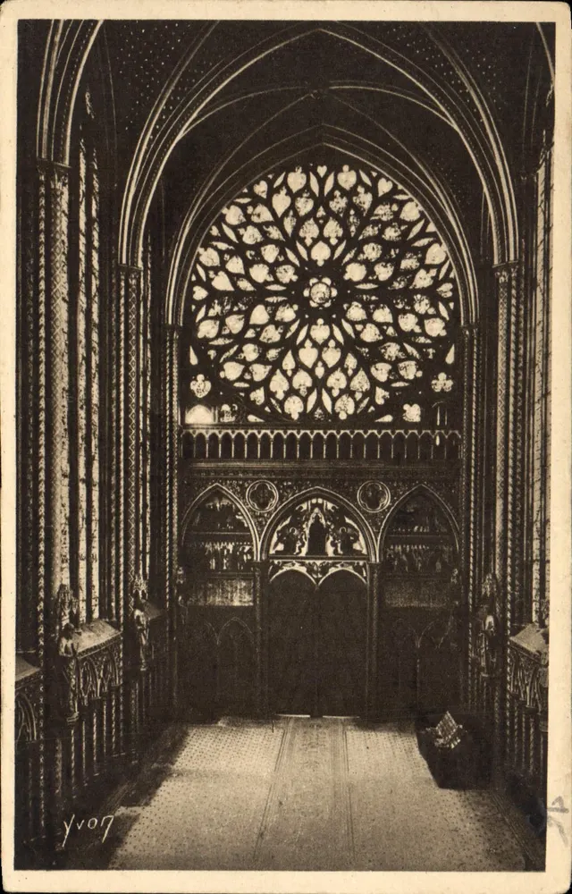 Santa Capela — Grande Rosácea — Edições de Arte YVON - Frente