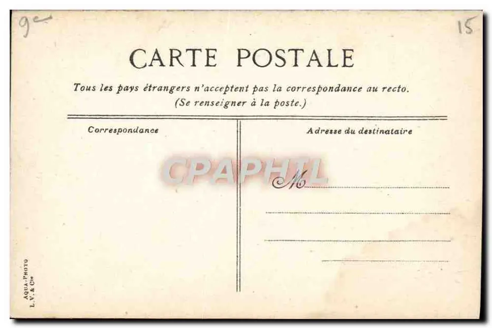 Igreja da Trindade — Paris — L.V. & Cie - Verso