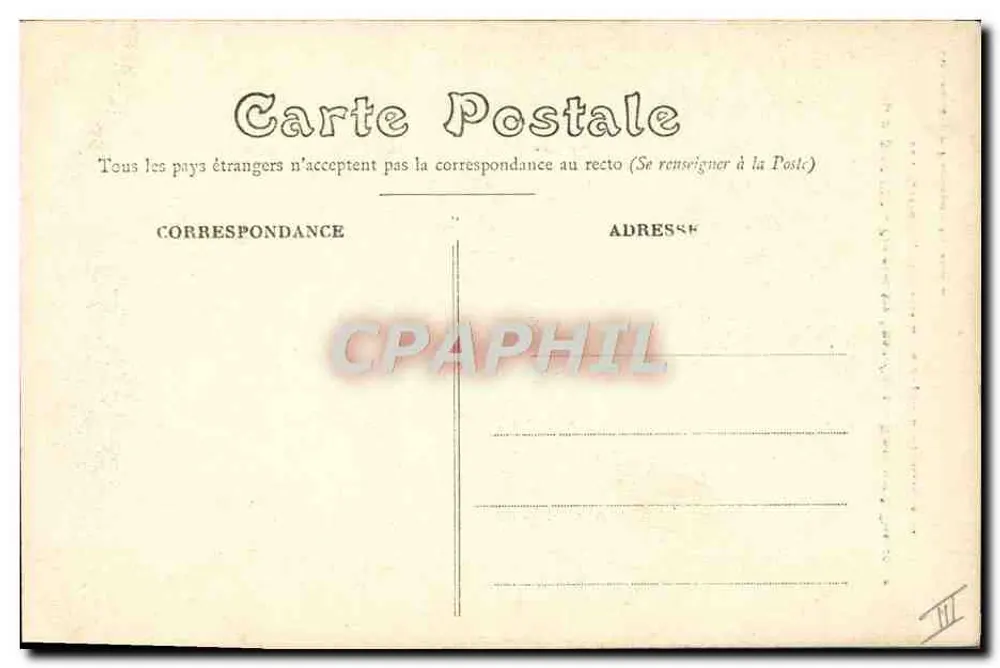 Mgr P. Buguet - Protonotar Apostolisch - Direktor & Gründer der Expiatorischen Arbeit La Chapelle-Montligeon — Französische Phototypiegesellschaft, Châteaudun - Rückseite