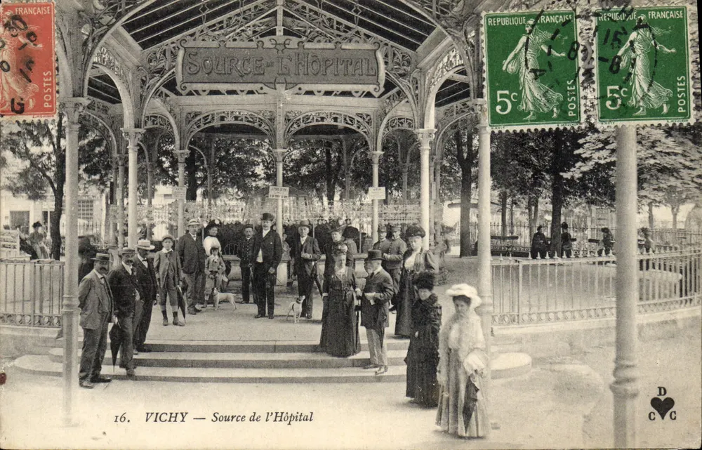Vichy — Fonte do Hospital — D.C.G. editor - Frente