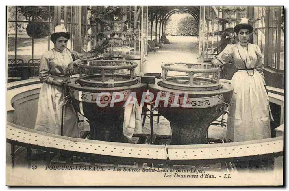 Pousses-les-Eaux — Quellen Saint-Léon und Saint-Léger, Die Wasserbringer — Derennes Éditions - Vorderseite