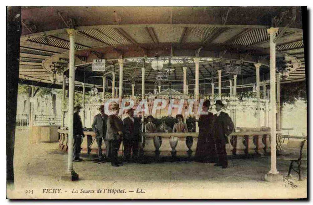 Vichy - A Fonte do Hospital — LL. — n° 223 - Frente