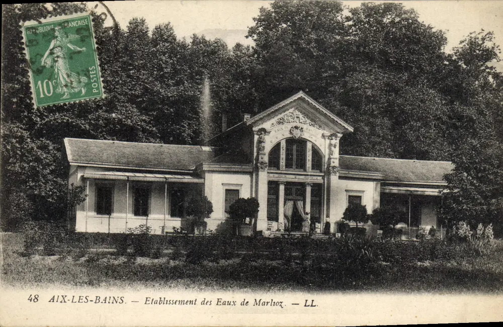 Aix-les-Bains — Einrichtung der Marhoz-Quellen — LL. - Vorderseite