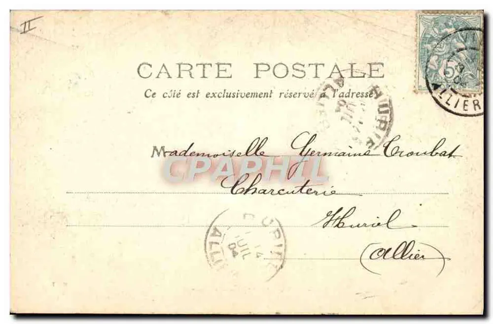 Vichy - Fonte Chomel — editor C&C, n°144 - Verso